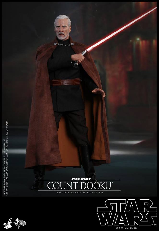 Hot Toys - SW EP 2 - 1/6th scale Count Dooku Collectible Fig Dooku_13