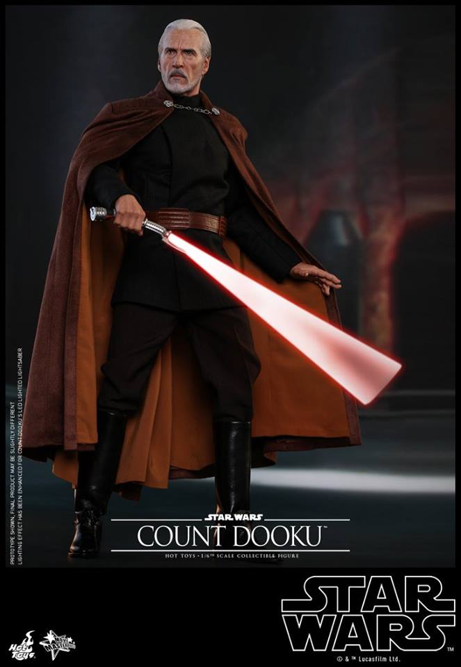 Hot Toys - SW EP 2 - 1/6th scale Count Dooku Collectible Fig Dooku_15