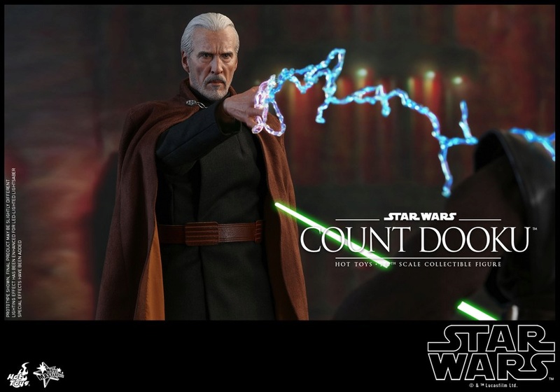 Hot Toys - SW EP 2 - 1/6th scale Count Dooku Collectible Fig Dooku_16