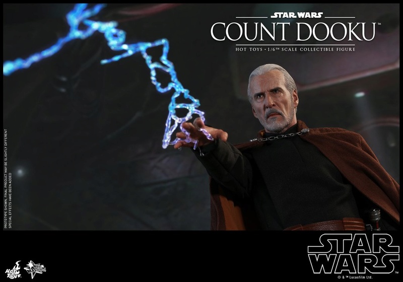 Hot Toys - SW EP 2 - 1/6th scale Count Dooku Collectible Fig Dooku_19