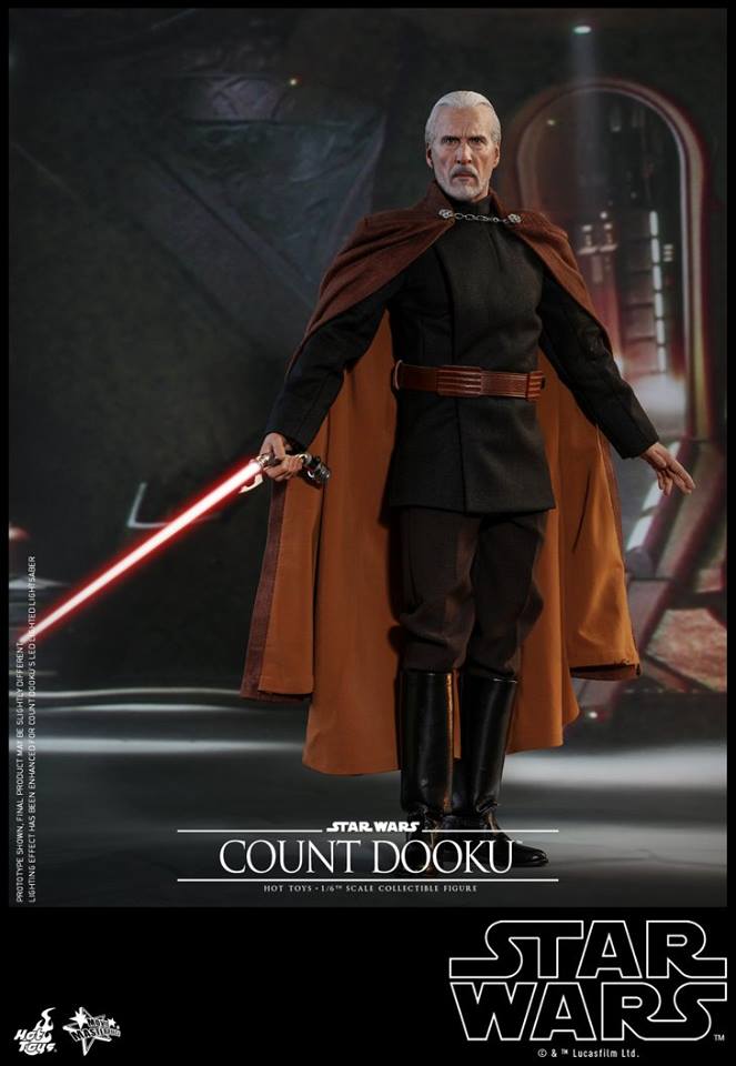 Hot Toys - SW EP 2 - 1/6th scale Count Dooku Collectible Fig Dooku_20