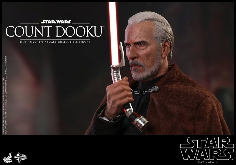 Hot Toys - SW EP 2 - 1/6th scale Count Dooku Collectible Fig Dooku_21