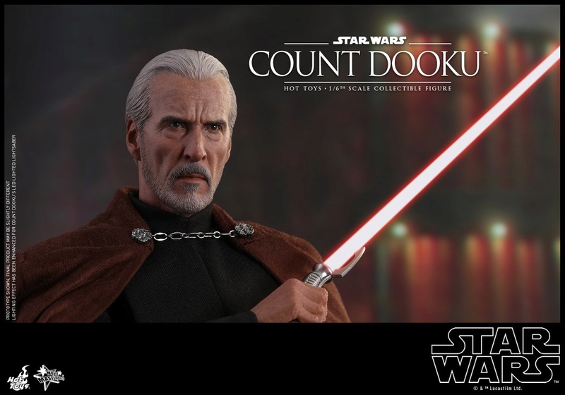 Hot Toys - SW EP 2 - 1/6th scale Count Dooku Collectible Fig Dooku_22