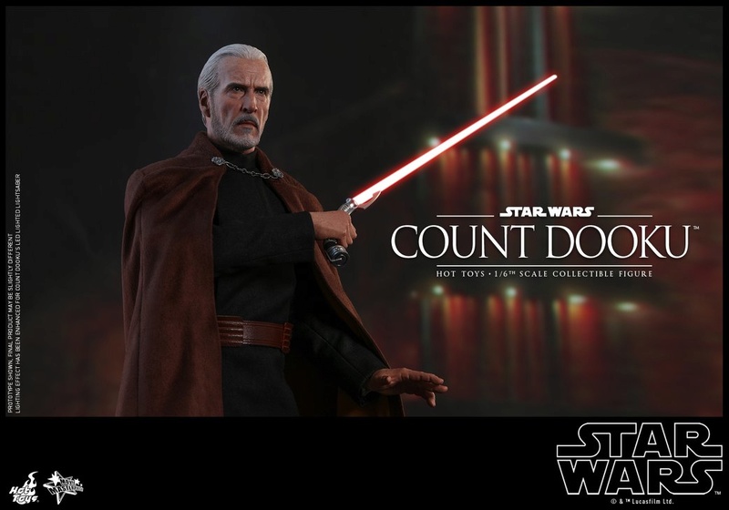 Hot Toys - SW EP 2 - 1/6th scale Count Dooku Collectible Fig Dooku_23