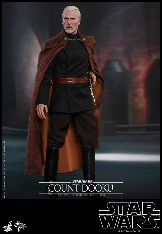 Hot Toys - SW EP 2 - 1/6th scale Count Dooku Collectible Fig Dooku_24