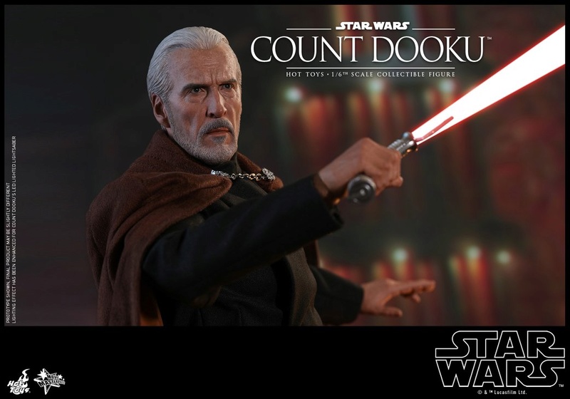 Hot Toys - SW EP 2 - 1/6th scale Count Dooku Collectible Fig Dooku_25