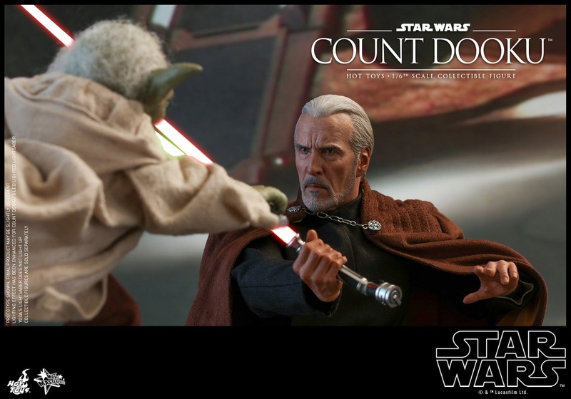 Hot Toys - SW EP 2 - 1/6th scale Count Dooku Collectible Fig Dooku_26