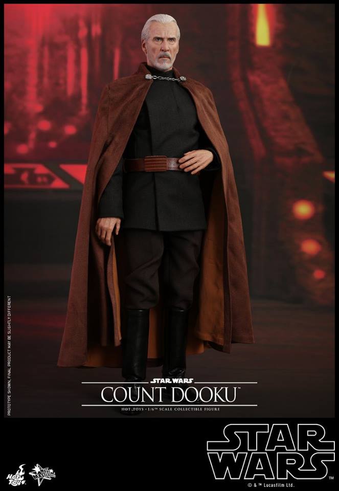 Hot Toys - SW EP 2 - 1/6th scale Count Dooku Collectible Fig Dooku_28