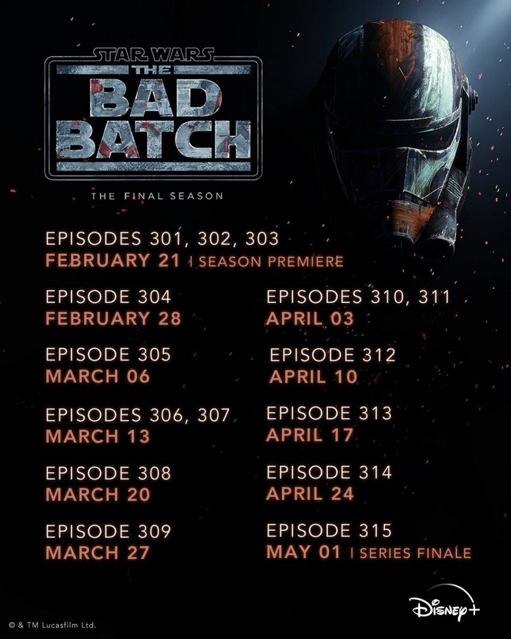 Star Wars The Bad Batch : Les NOUVELLES de la saison 3 Episod22