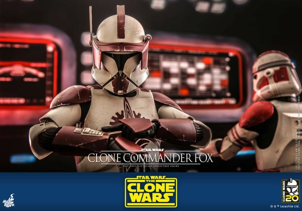 Star Wars: The Clone Wars - 1/6th scale Clone Commander Fox Figue Hot Toys Fb_im314