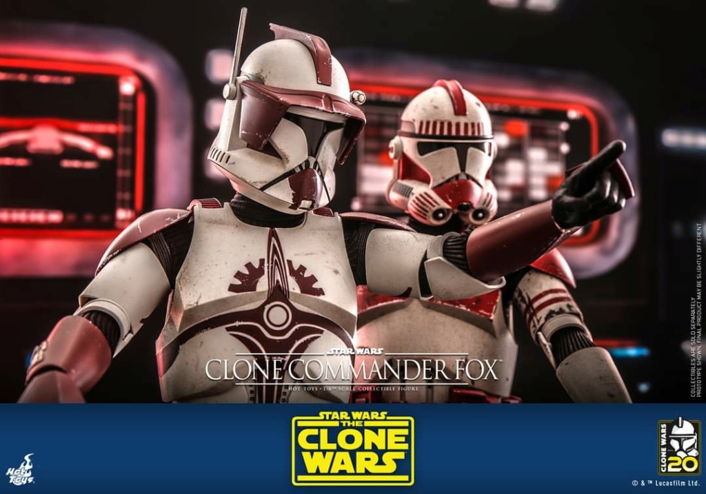 Star Wars: The Clone Wars - 1/6th scale Clone Commander Fox Figue Hot Toys Fb_im315