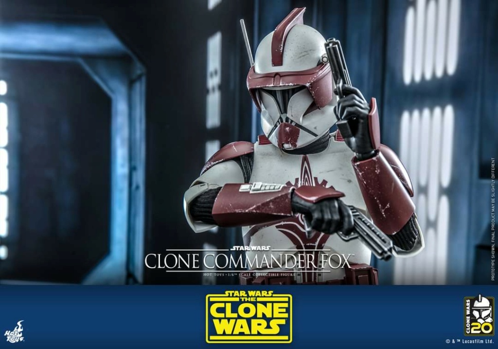 Star Wars: The Clone Wars - 1/6th scale Clone Commander Fox Figue Hot Toys Fb_im316