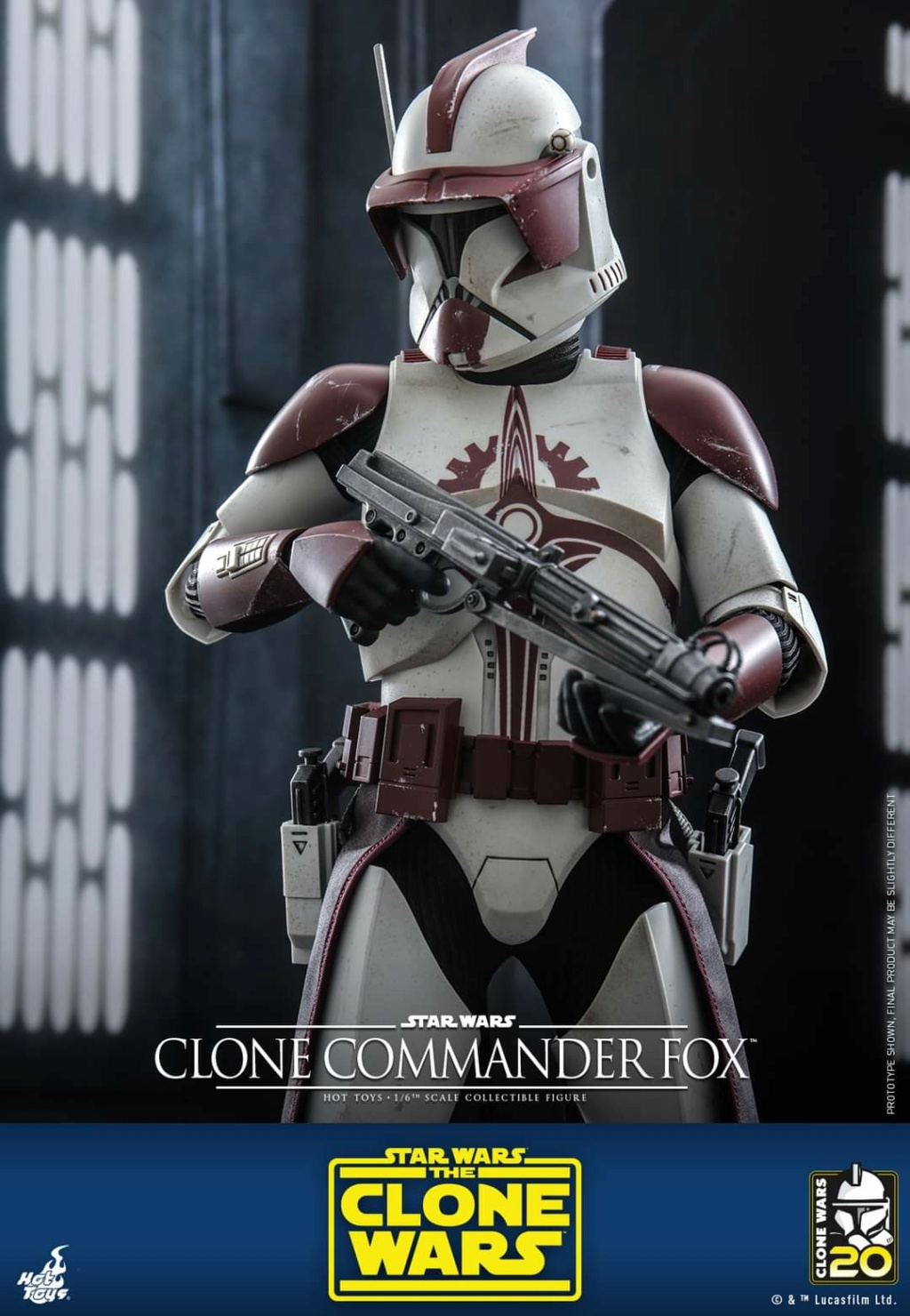 Star Wars: The Clone Wars - 1/6th scale Clone Commander Fox Figue Hot Toys Fb_im320