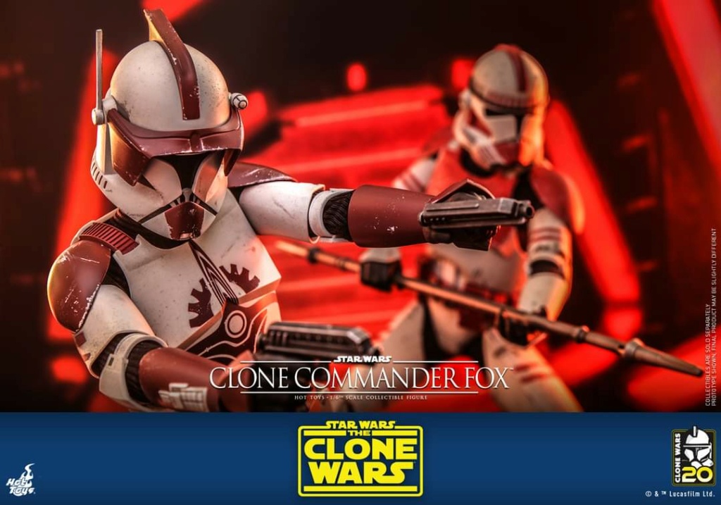 Star Wars: The Clone Wars - 1/6th scale Clone Commander Fox Figue Hot Toys Fb_im321
