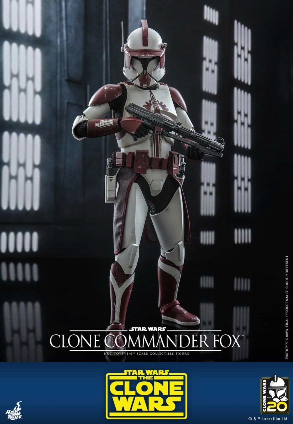 Star Wars: The Clone Wars - 1/6th scale Clone Commander Fox Figue Hot Toys Fb_im322