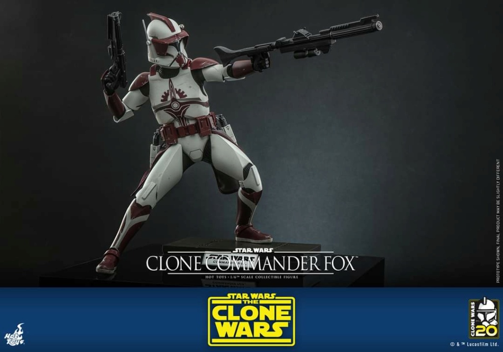 Star Wars: The Clone Wars - 1/6th scale Clone Commander Fox Figue Hot Toys Fb_im323
