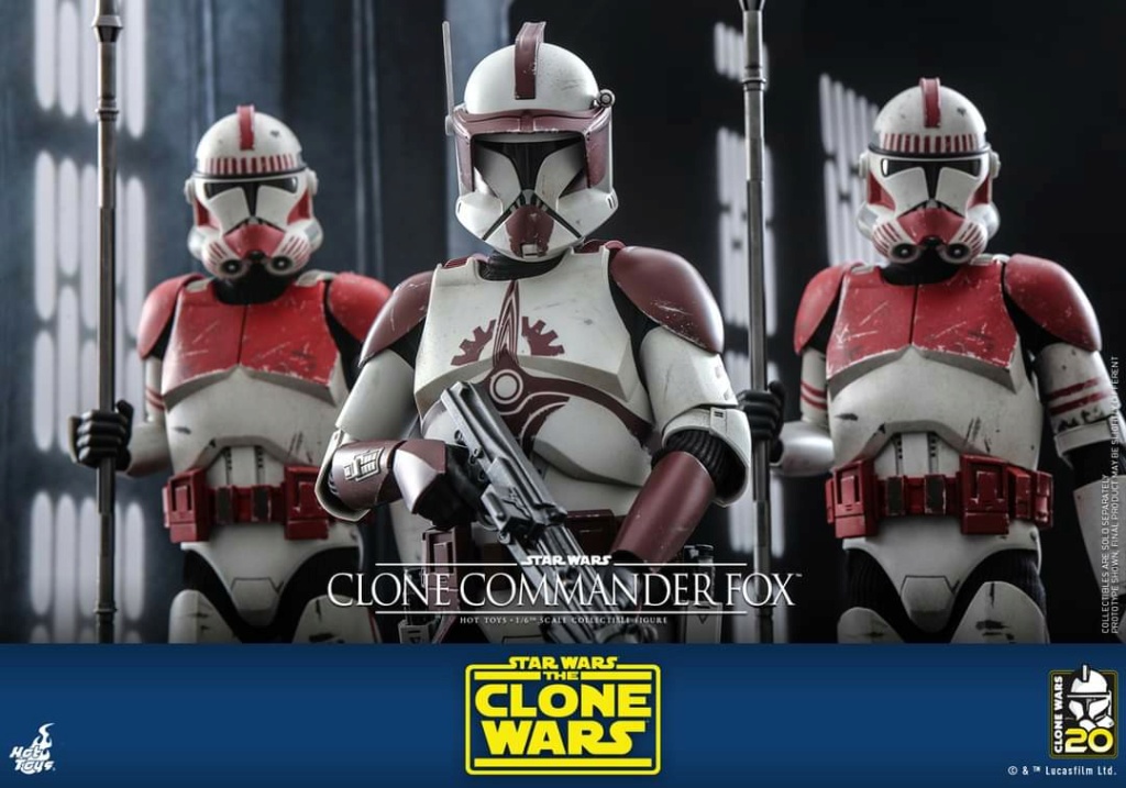 Star Wars: The Clone Wars - 1/6th scale Clone Commander Fox Figue Hot Toys Fb_im324