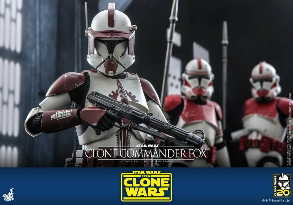 Star Wars: The Clone Wars - 1/6th scale Clone Commander Fox Figue Hot Toys Fb_im326