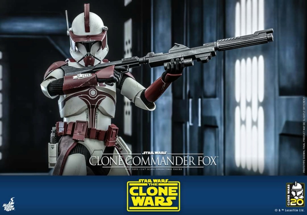 Star Wars: The Clone Wars - 1/6th scale Clone Commander Fox Figue Hot Toys Fb_im328