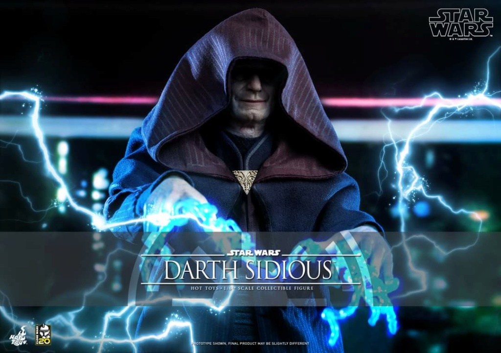 Star Wars: The Clone Wars - 1/6th scale Darth Sidious Figure Hot Toys Fb_im331