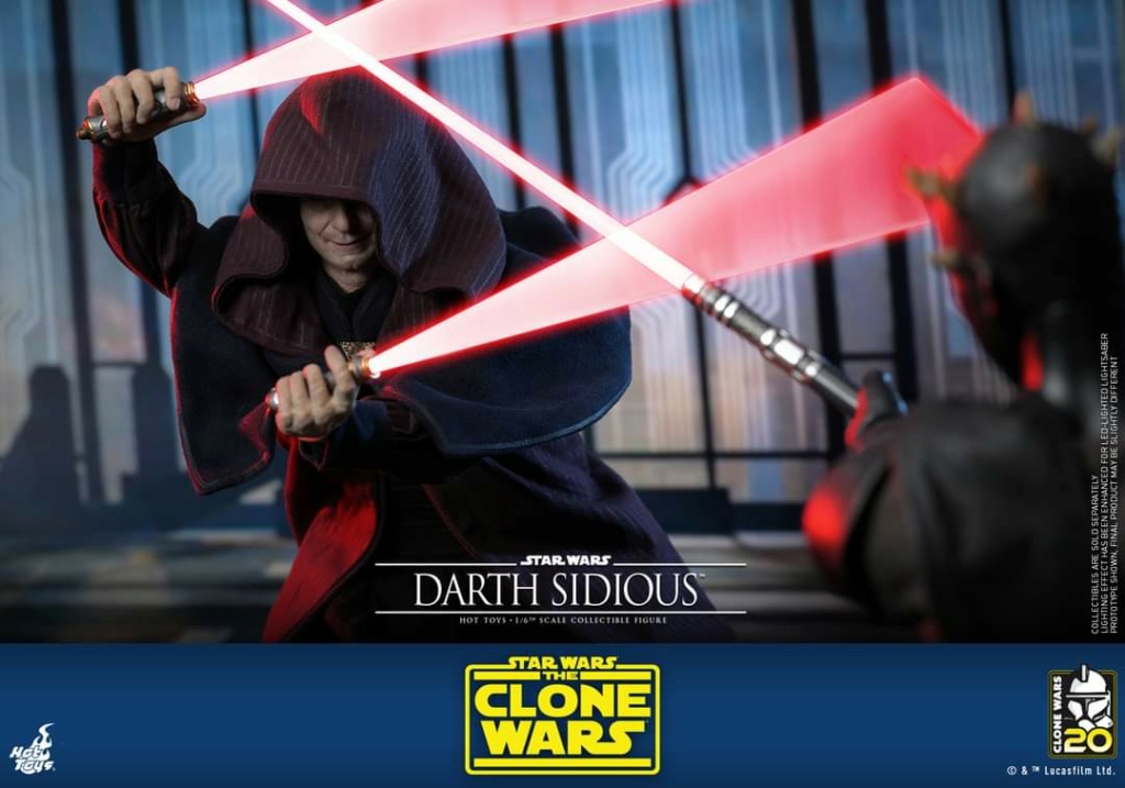 Star Wars: The Clone Wars - 1/6th scale Darth Sidious Figure Hot Toys Fb_im339