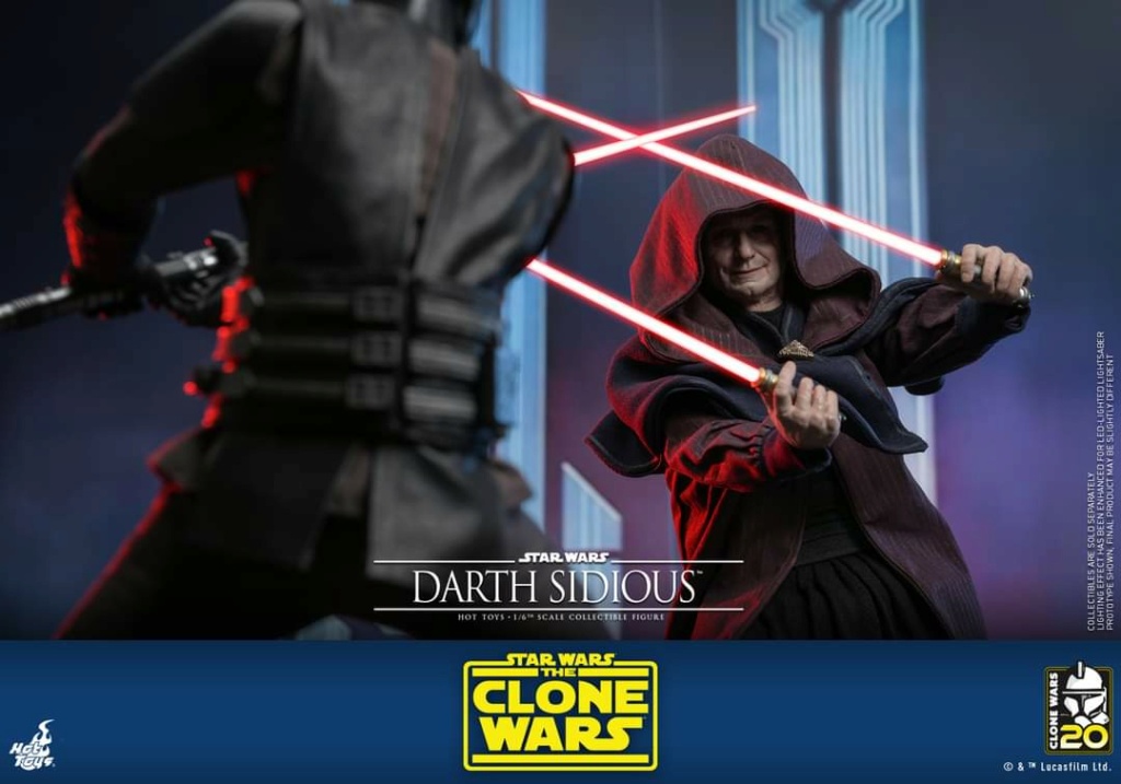 Star Wars: The Clone Wars - 1/6th scale Darth Sidious Figure Hot Toys Fb_im340