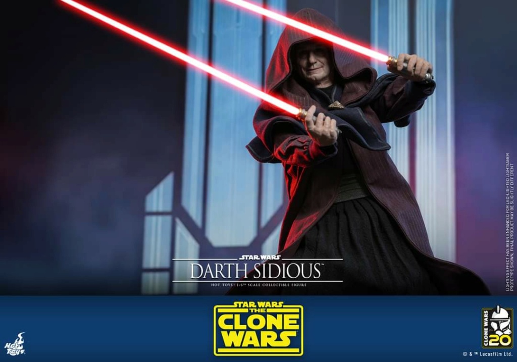 Star Wars: The Clone Wars - 1/6th scale Darth Sidious Figure Hot Toys Fb_im342