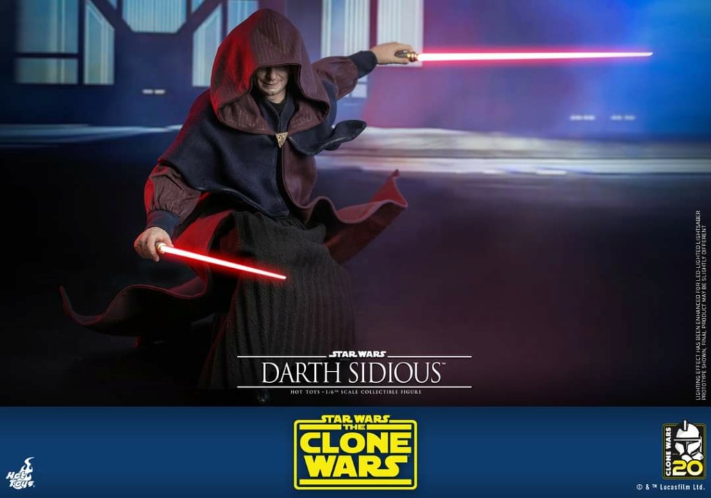 Star Wars: The Clone Wars - 1/6th scale Darth Sidious Figure Hot Toys Fb_im343