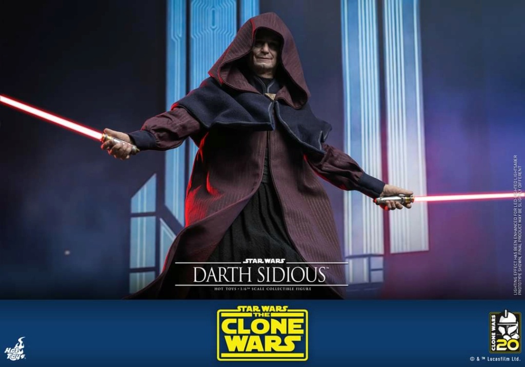 Star Wars: The Clone Wars - 1/6th scale Darth Sidious Figure Hot Toys Fb_im344