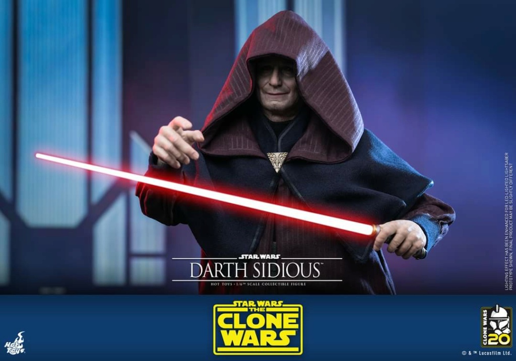 Star Wars: The Clone Wars - 1/6th scale Darth Sidious Figure Hot Toys Fb_im347