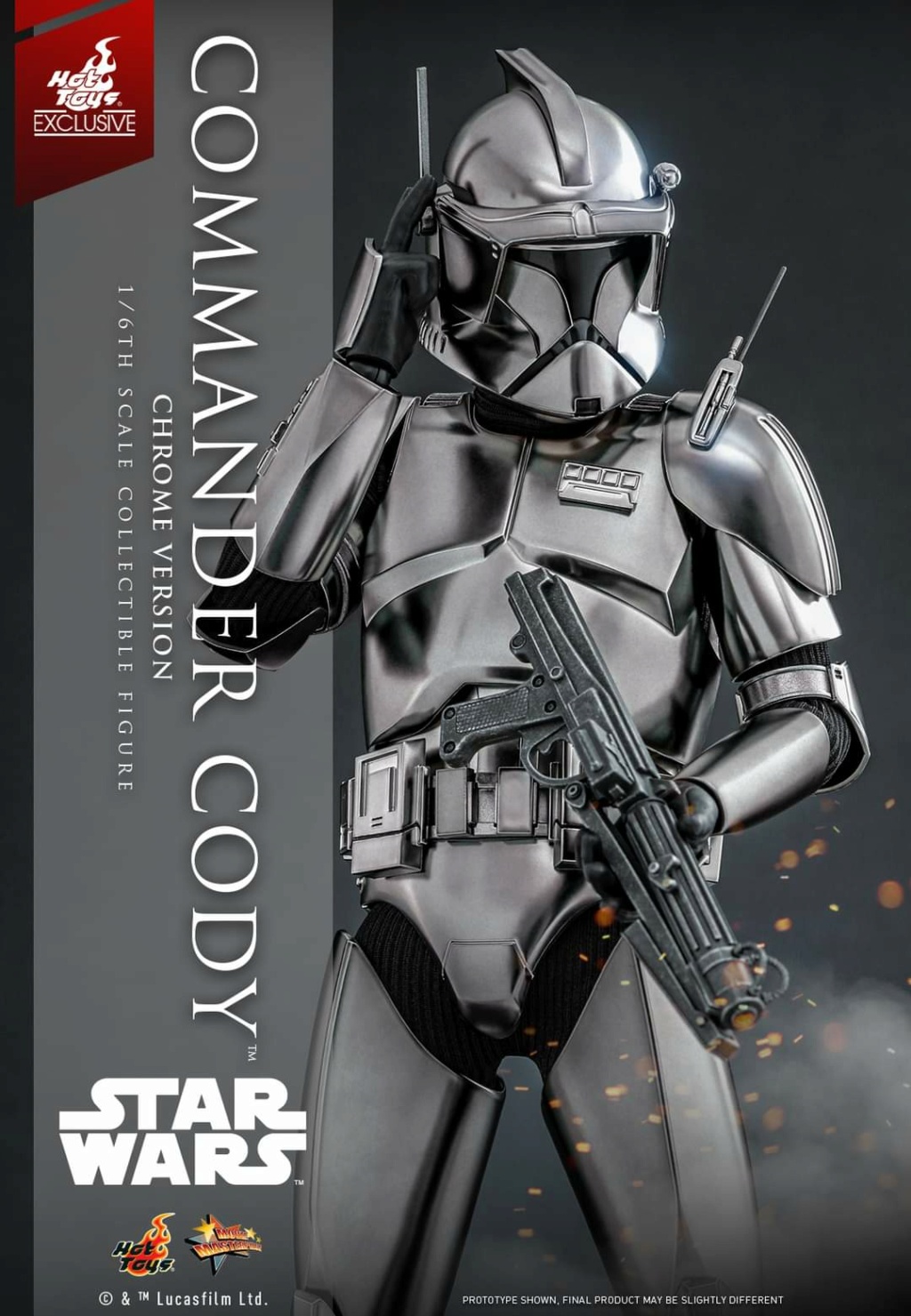 Commander Cody (Chrome Version) Collectible Figure  Fb_im403