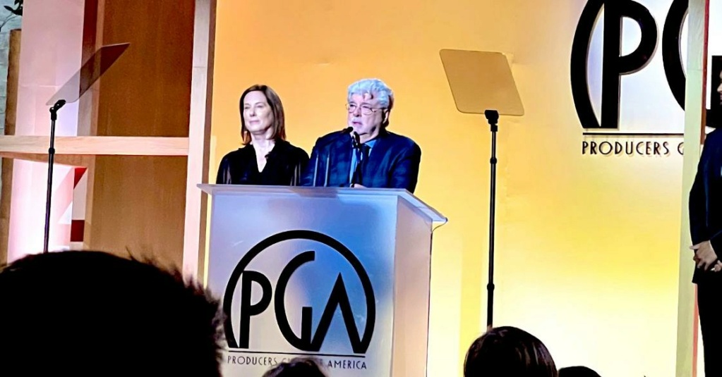 George Lucas et Kathleen Kennedy - Milestone Award 2022 George11