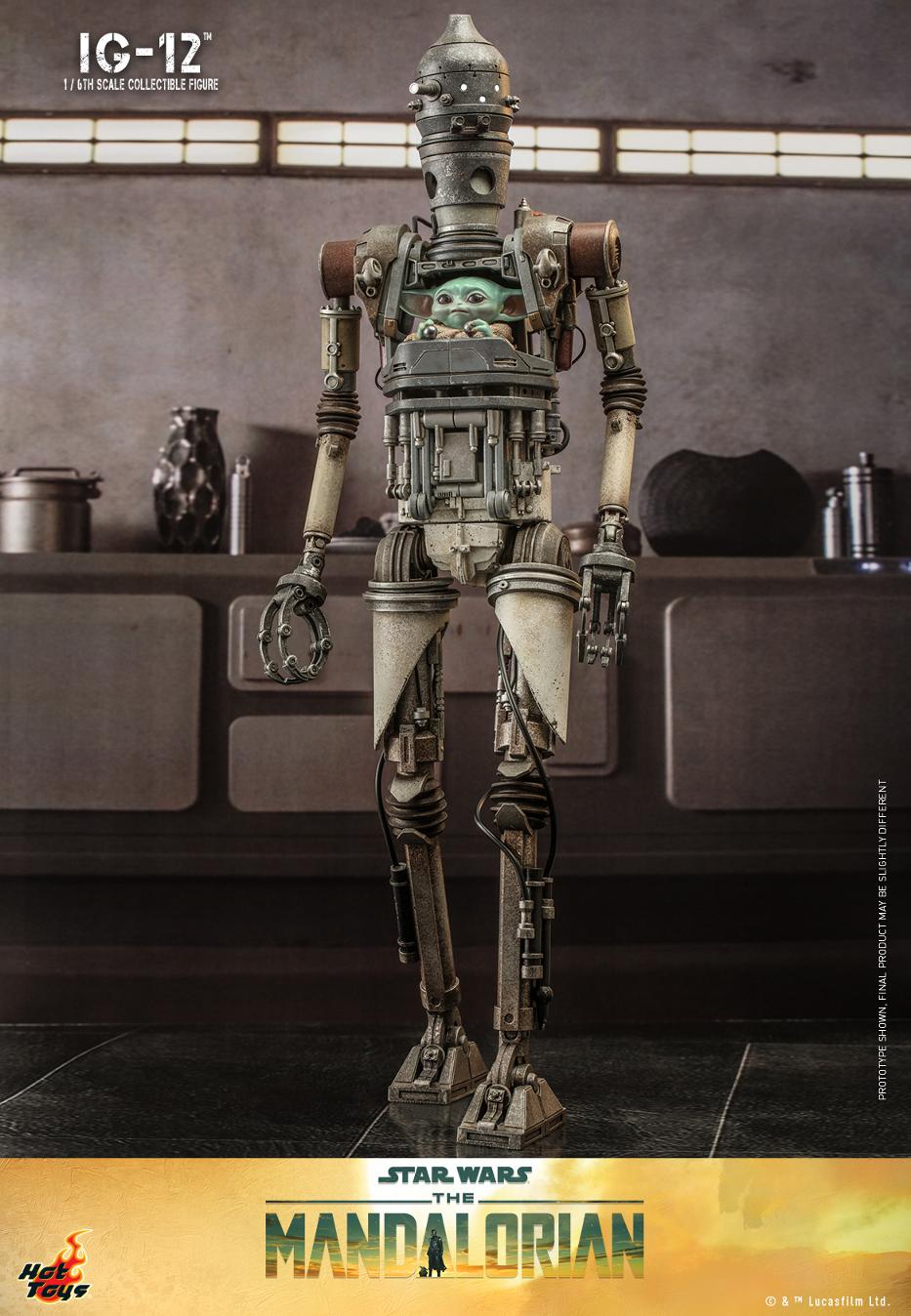 Star Wars: The Mandalorian - 1/6th scale IG-12 Collectible Figure - Hot Toy Ig-12_11