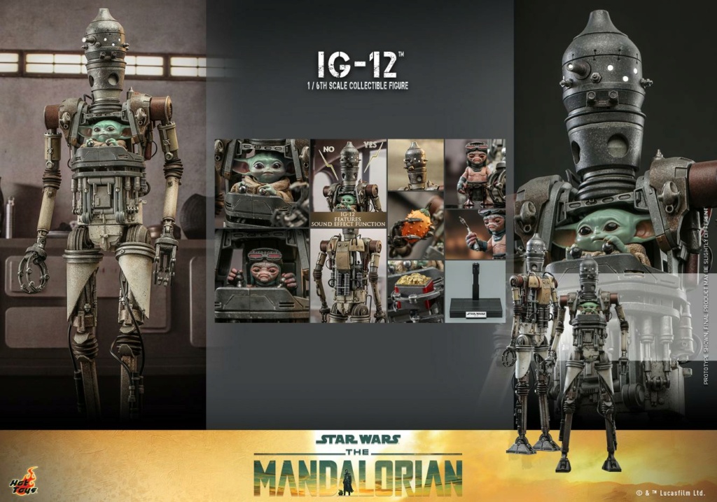 Star Wars: The Mandalorian - 1/6th scale IG-12 Collectible Figure - Hot Toy Ig-12_27