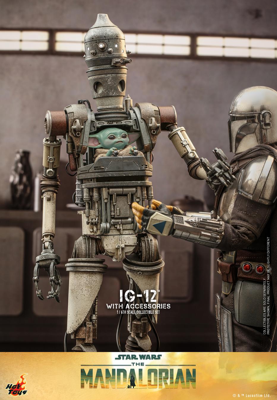 Star Wars: The Mandalorian - 1/6th scale IG-12 With Accessories Collectible Ig-12_32