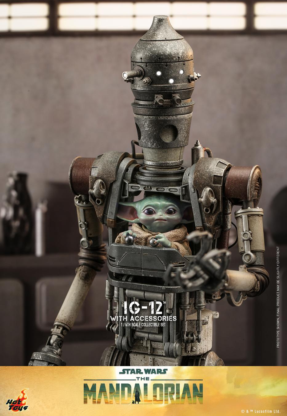 Star Wars: The Mandalorian - 1/6th scale IG-12 With Accessories Collectible Ig-12_34