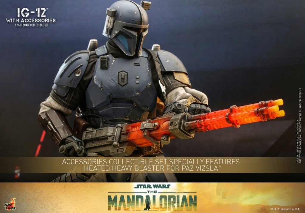 Star Wars: The Mandalorian - 1/6th scale IG-12 With Accessories Collectible Ig-12_47