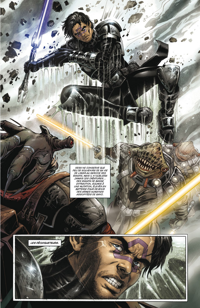 Star Wars La Genèse des Jedi Tome 03 : La guerre de la Force - DELCOURT La_gen23