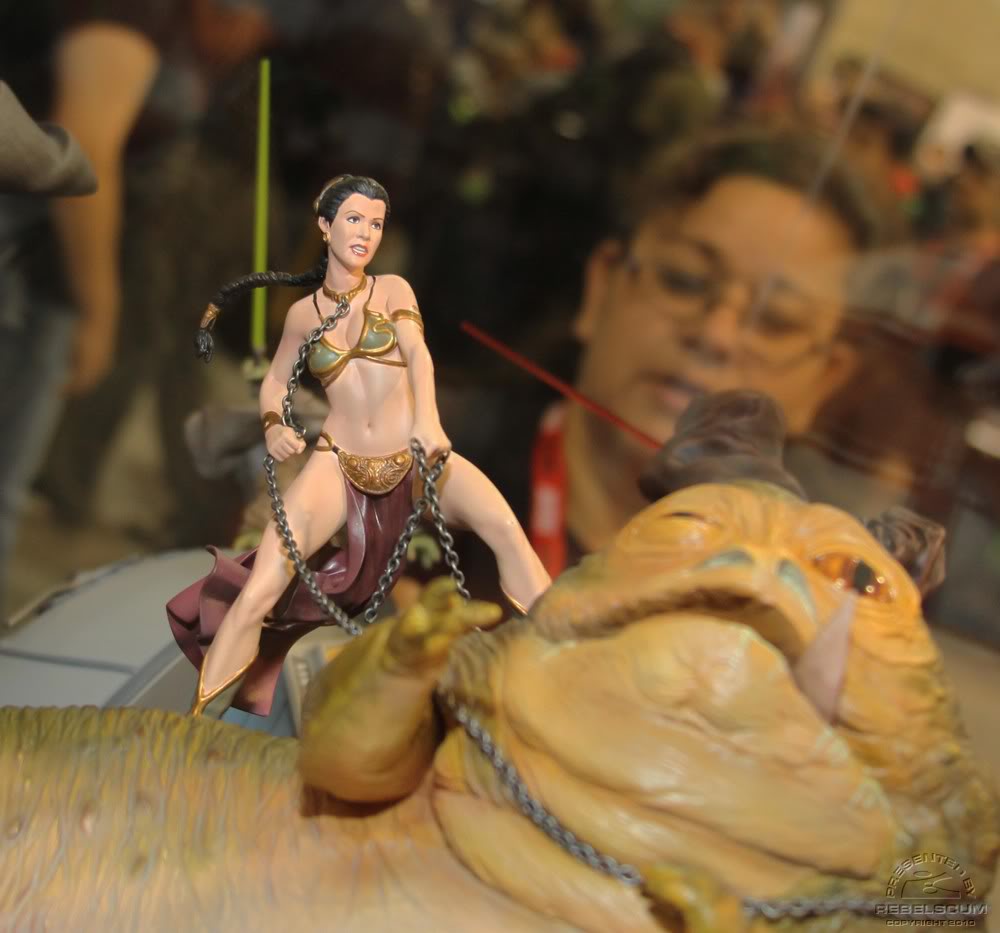 Princess Leia vs Jabba the Hutt diorama Leia_v14