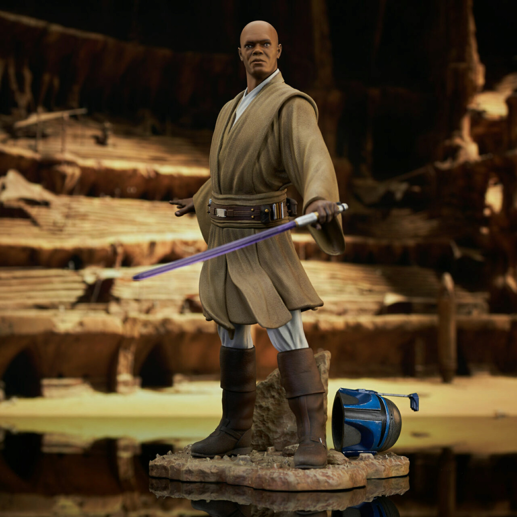 Star Wars: Attack of the Clones - Mace Windu Premier Collection Statue Mace_w12