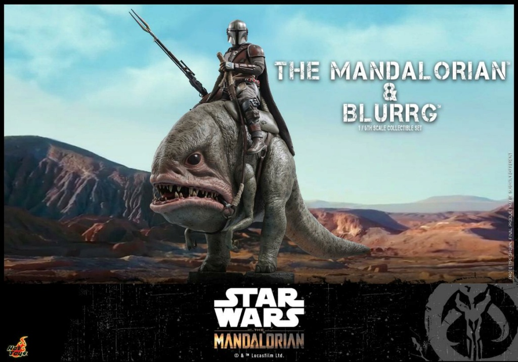 Star Wars The Mandalorian & Blurrg Collectible Set Hot Toys Mandal49