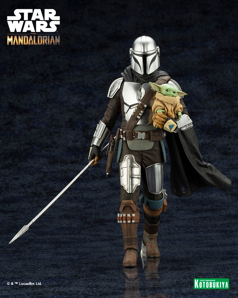 The Mandalorian & Grogu - 1:10 Scale ARTFX+ Statue - Star Wars Kotobukiya Mandal58