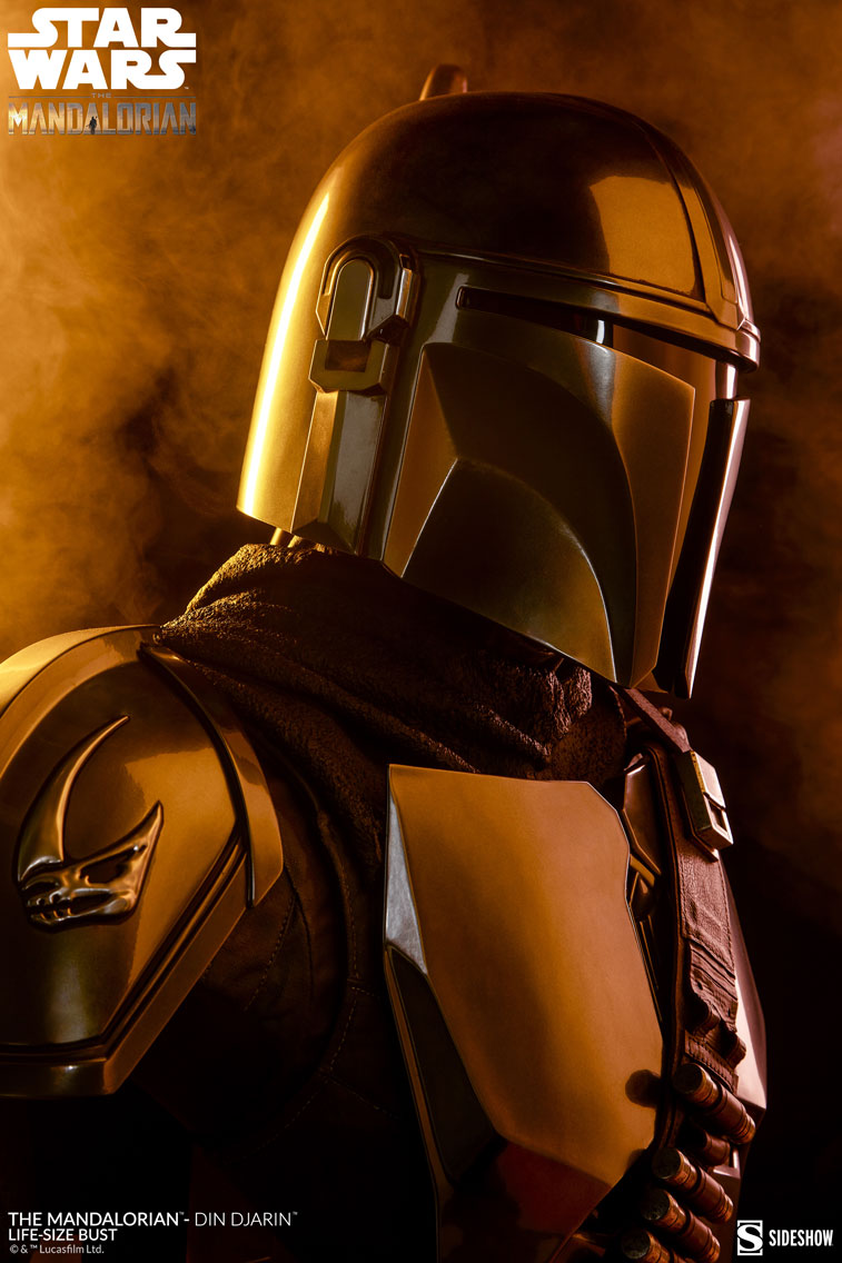 The Mandalorian: Din Djarin Life-Size Bust - Star Wars - Sideshow Mando_80