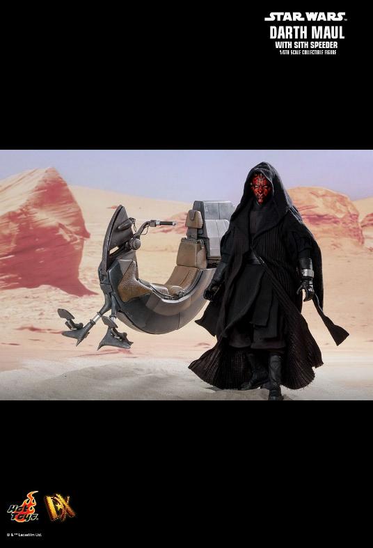 Hot Toys - Darth Maul and Sith Speeder Sixth Scale Figure Maulan15