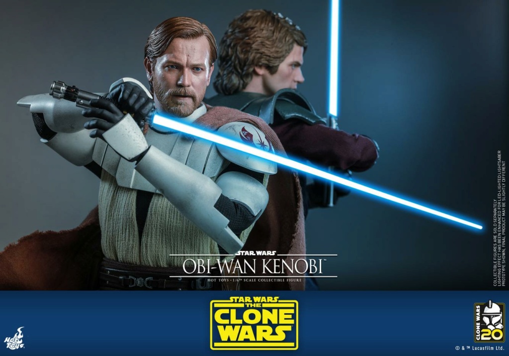 Star Wars The Clone Wars - 1/6th scale Obi-Wan Kenobi Collectible Figure Obi-w116