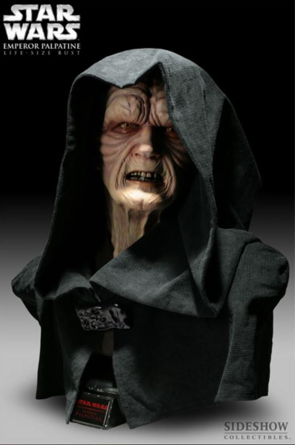 Palpatine Emperor Life Size Bust - Sideshow Collectibles Palpat33