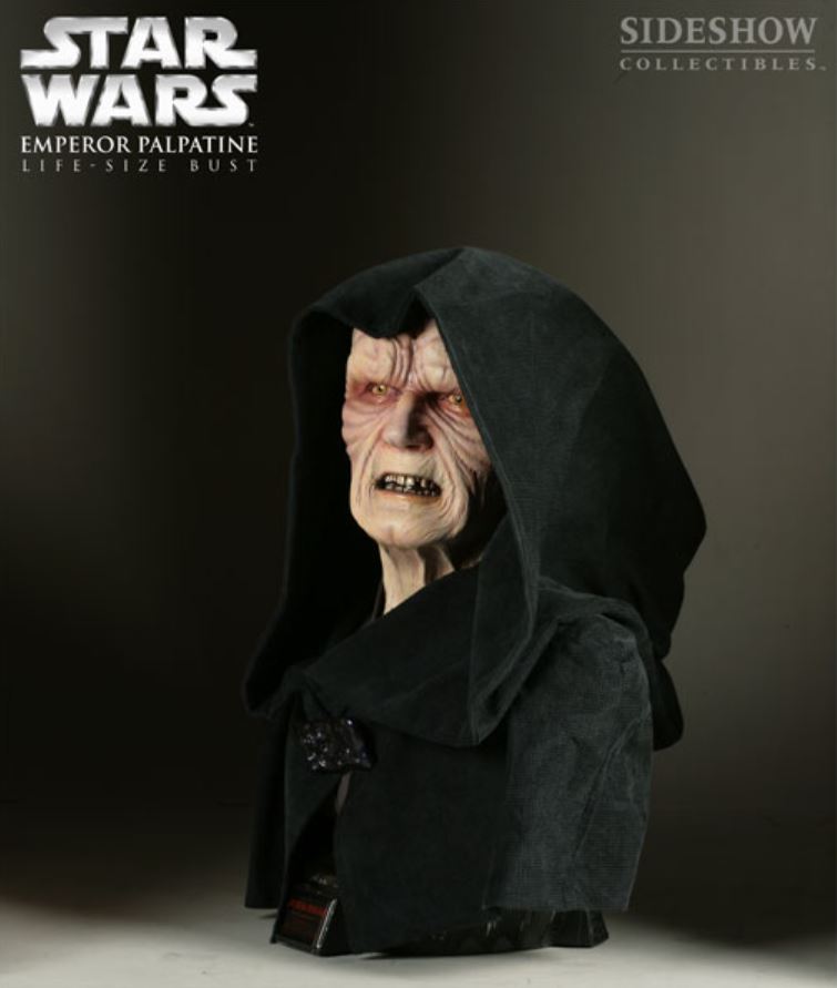 Palpatine Emperor Life Size Bust - Sideshow Collectibles Palpat35