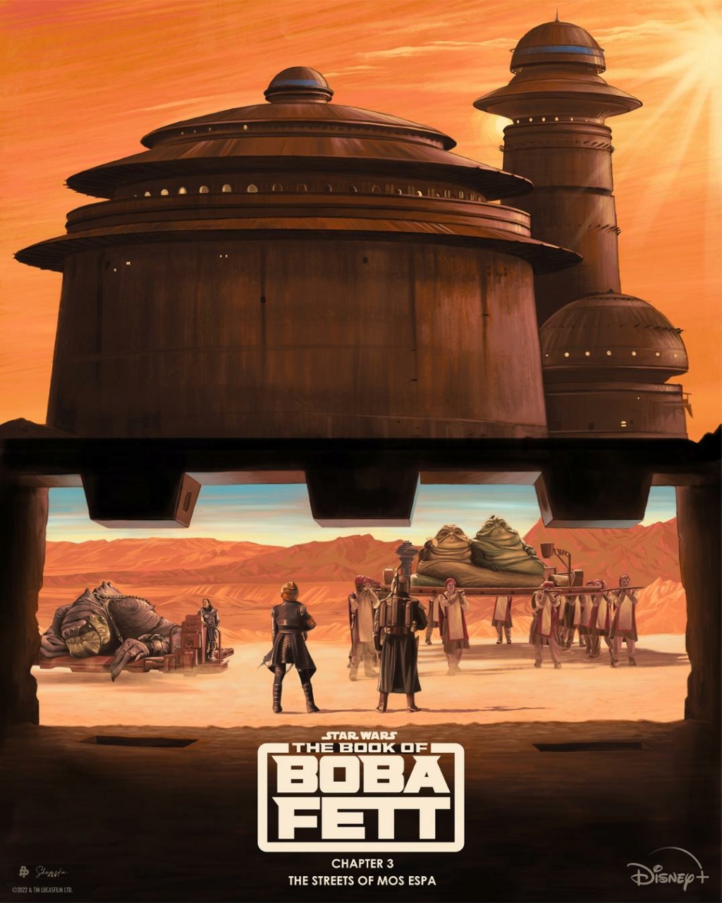 Star Wars Le Livre de Boba Fett - Les Artworks promo Poste154