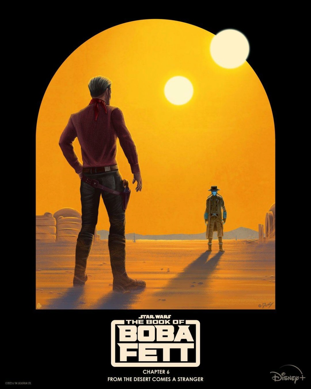Star Wars Le Livre de Boba Fett - Les Artworks promo Poste157