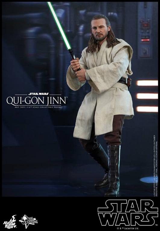 SW Episode I 1/6th Qui-Gon Jinn Collectible Figure HOT TOYS Qui-go13